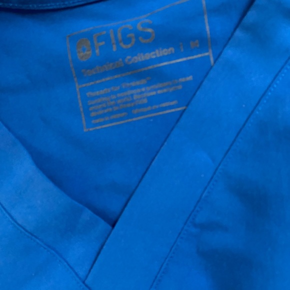 Figs Technical Collection Scrubs Set Royal Blue Men’s Size M - Picture 3 of 6